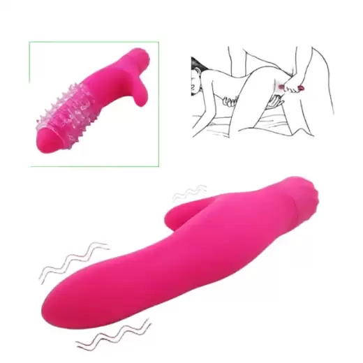 Adult silicone G-spot Vibrator Clit