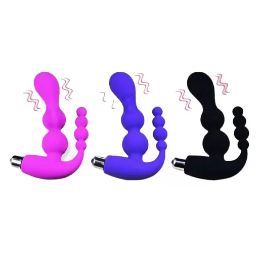 Anal, Vagina Double Vibrator Beads