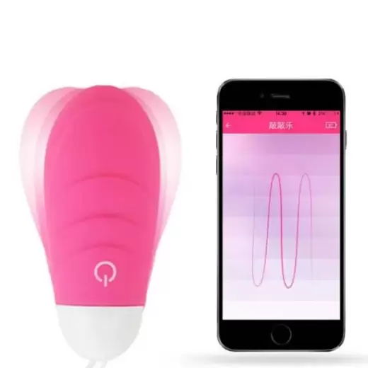 App Wireless Jumping Egg Vibrator with Smart Phone Application