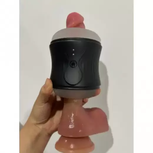 Auto-Matic USB Rechargeable Vibrating Pocket Vagina Male Masturbator Cup