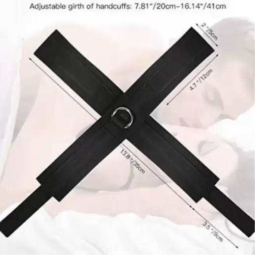 Cross Handcuffs BDSM Adjustable Restraints