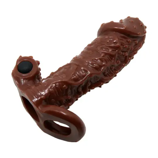 Brave Man Vibration Penis Extension Sleeve