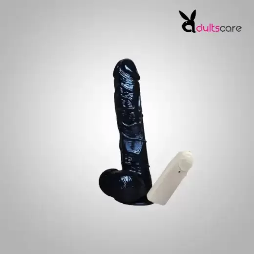 Black Remote Vibrator Dildo