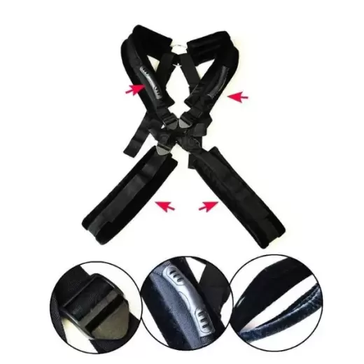 Body Harness Swing Stand Leg Lift Open Spreader Restraint Bondage