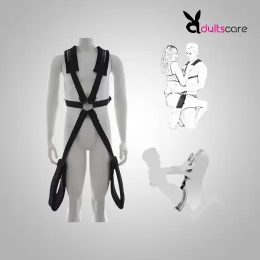 Body Harness Swing Stand Leg Lift Open Spreader Restraint Bondage