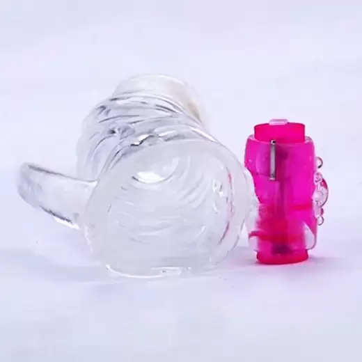 Crystal Transparent Condom Sleeve Silicone