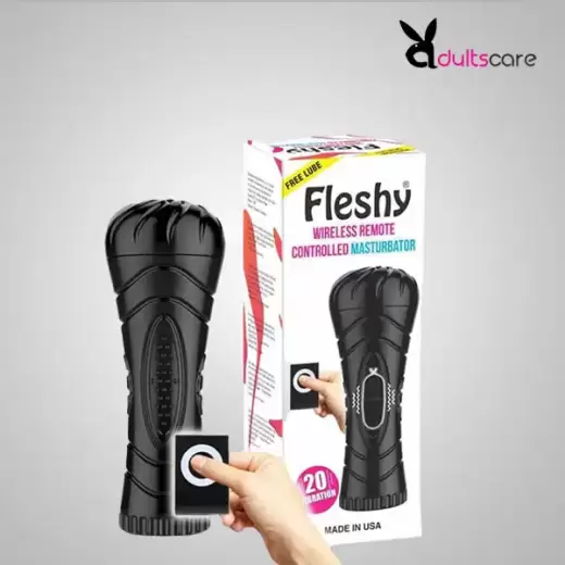 FLESHE MEN MASTURBATOR WITH REMOTE EGG