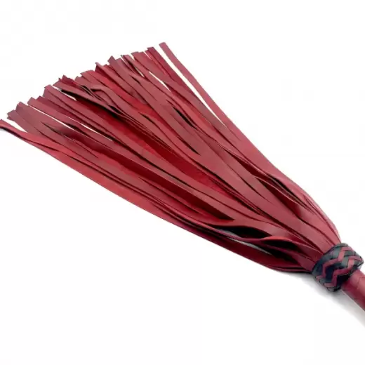 Burgandy Color Faux Leather Whips