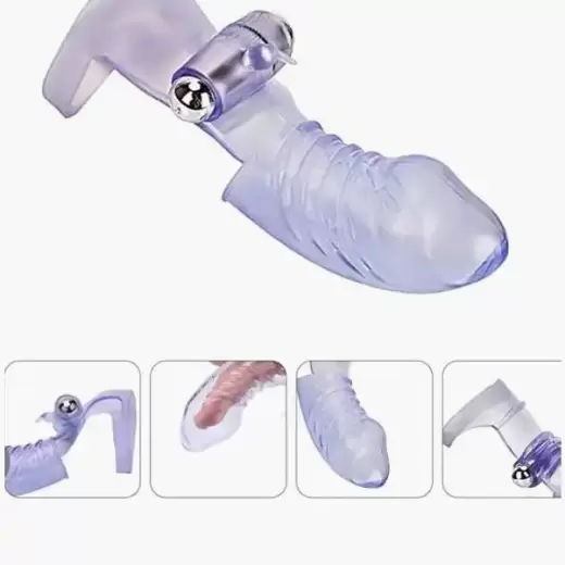 Finger Sleeve Vibrator - Female G Spot Masturbator Massager