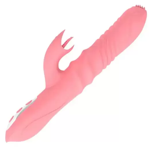 G spot and Clit Stimulator vibrator with Nipple Oral