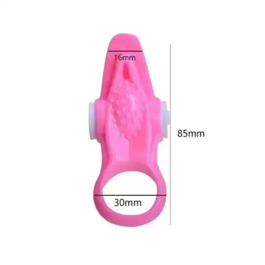 G Spot Oral Licking Penis Ring Vibrator