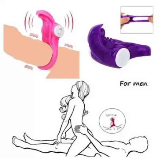 G Spot Oral Licking Penis Ring Vibrator