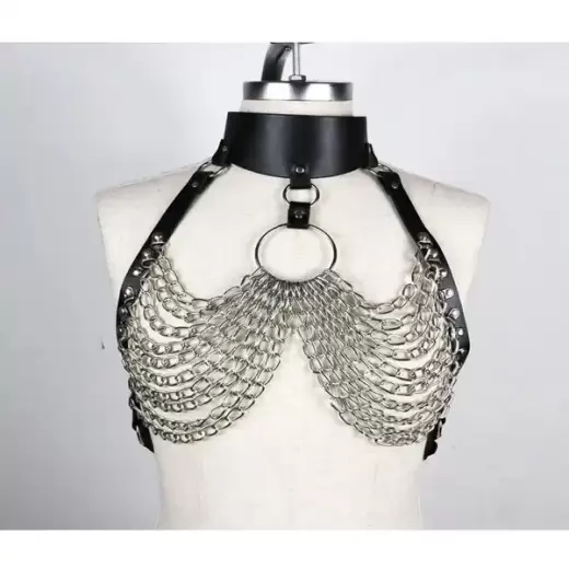 BDSM Garter Erotic Chain Restraints Suspenders
