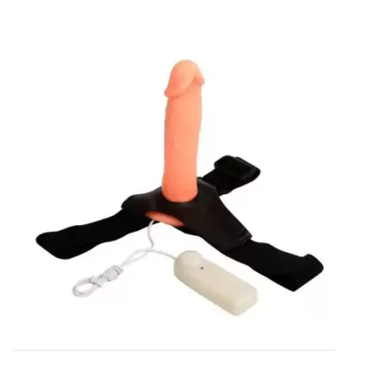 Hollow Strap On Dildo With Vibration