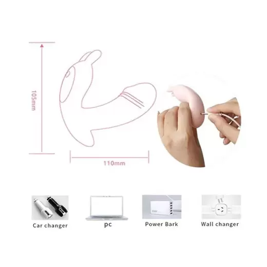 Invisible Wear Butterfly Remote Control Panty Vibrator