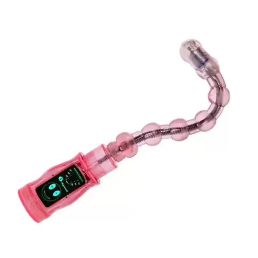 Jelly Beads Anal Plug with 6 Function Vibration