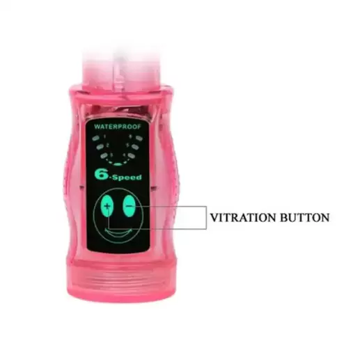 Jelly Beads Anal Plug with 6 Function Vibration