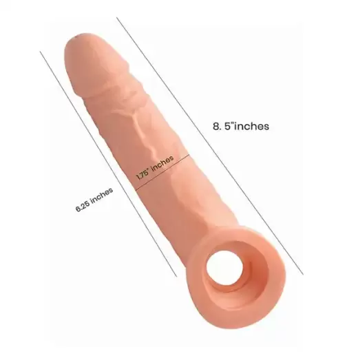 Jumbo Penis Extender Condom Sleeve