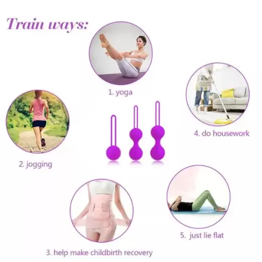 3PCS Kegel Ball Vaginal Tight Exercise for Women
