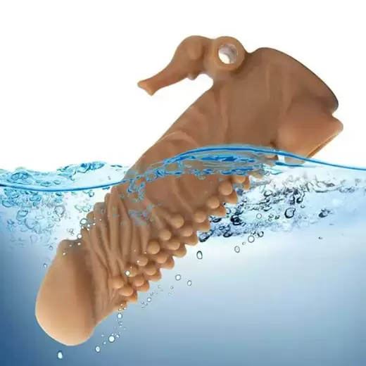 Liquid Silicone Penis Sleeve With Vibration