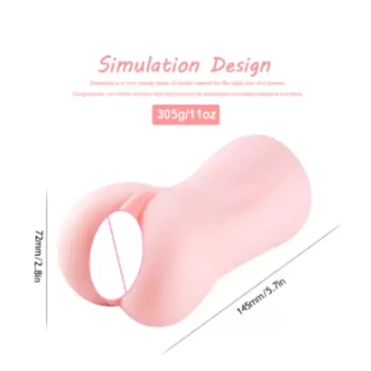 Male Masturbator Vagina Double Head Anal Mouth Vagina Sex Toys