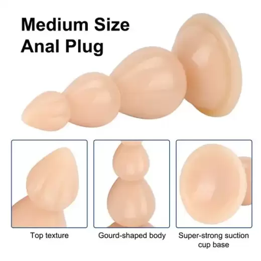 Medium Silicone Anal Plug