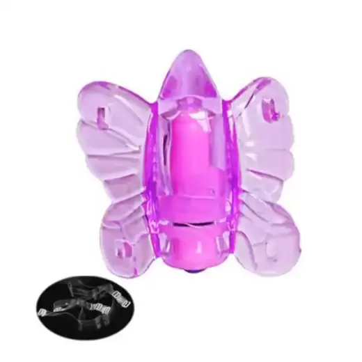 Mini Butterfly Strap On Bullet Remote Vibrator Dildo