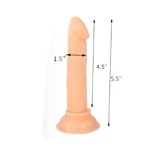 Mini Suction Slim Dildo