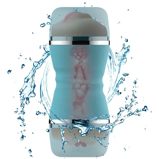 Mouth & Vagina Double End Male Masturbator Cup