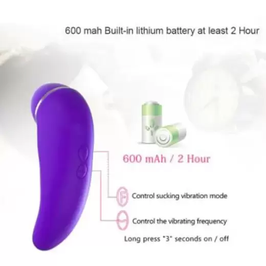 Oral Sex Licking & Nipple Sucking Clitoral Stimulator Vibrator
