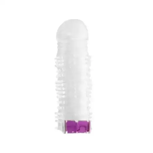 Penis Crystal Sleeve With Vibrating Bullet