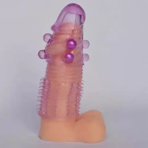 Penis Sleeve Crystal Dotted Extended Pleasure Condom