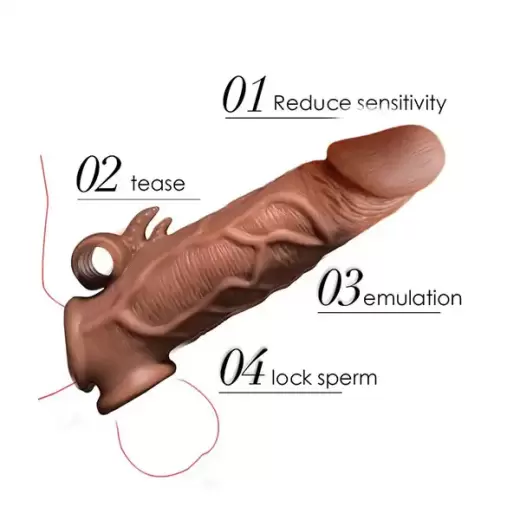 Realistic Penis Sleeve Thickened Condom