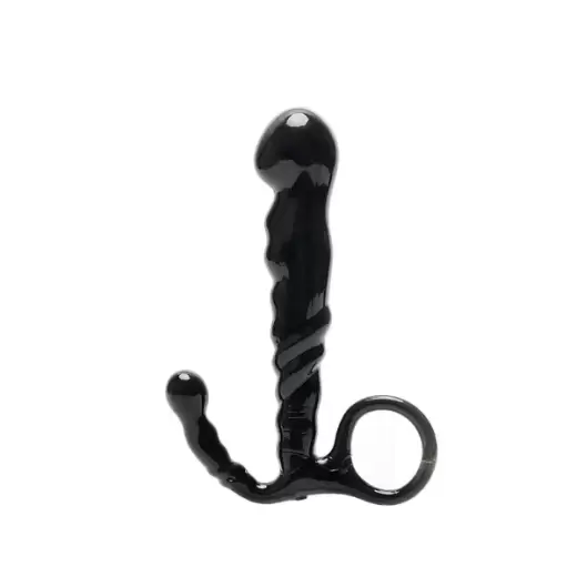 Prostate Massager Back Plug With Pull Ring