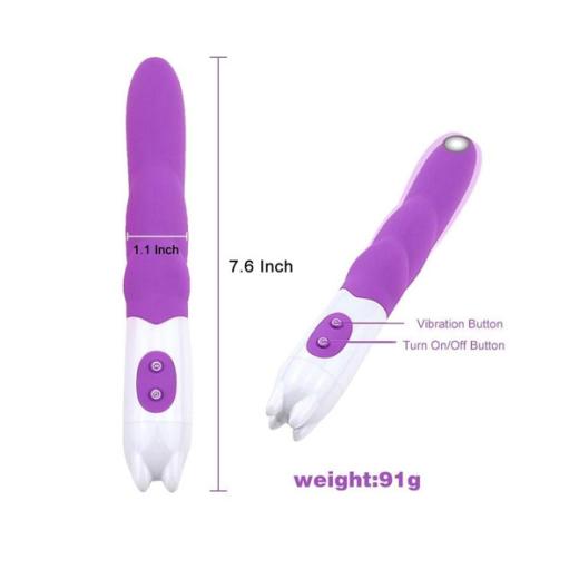 Purple Vibrator Female Masturbators G-Spot Clitoris Stimulator