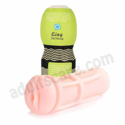 Qing Male Masturbation Aircraft Cup With Free Lube