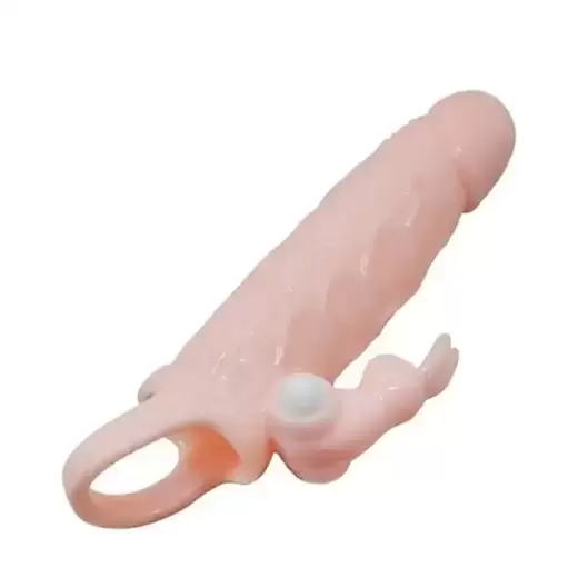 Realistic Penis Condom Sleeve Vibrator