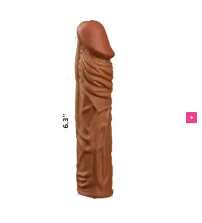 Membrane Shaped Penis Extender Cover Sleeve