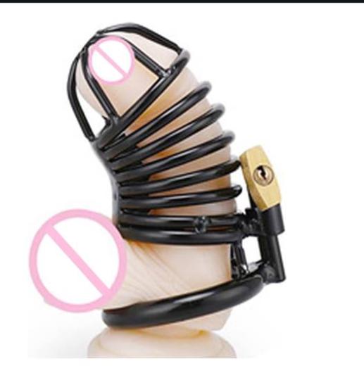 Male Chastity Bondage Lock Penis Cage Adult Sex