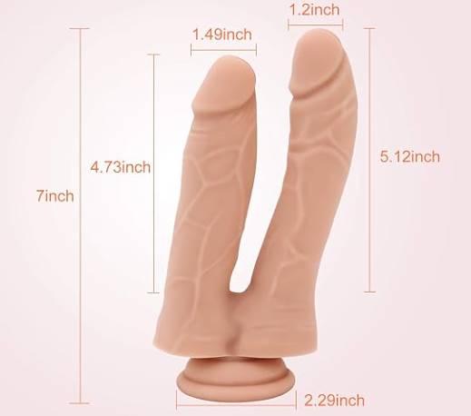 7 Inch Realistic Double-Ended Dildo