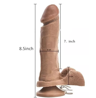 7.5 Inch Realistic Brown Dong Penis Dildo Vibrator