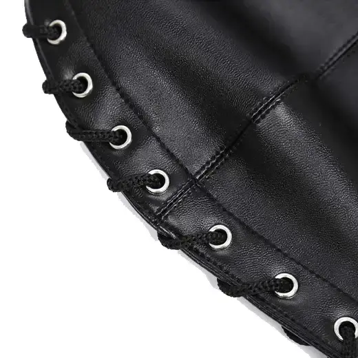 Sex Fetish Slave Hood Leather Mask