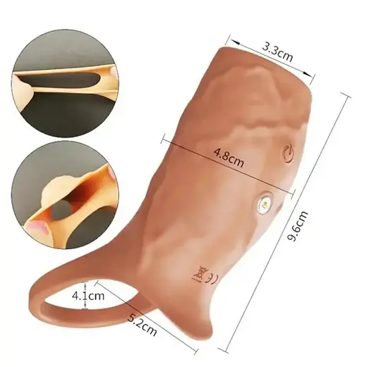 Silicone Powerful Vibrating Penis Ring