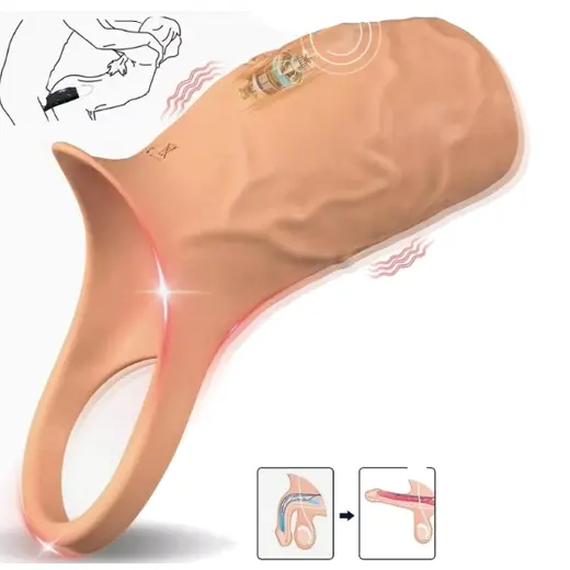 Silicone Powerful Vibrating Penis Ring