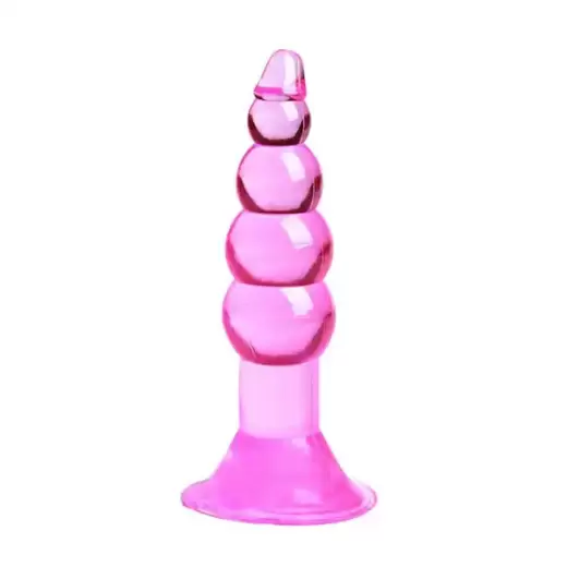 Silicone Hot Erotic G-Spot Stimulation Jelly Anal Plug