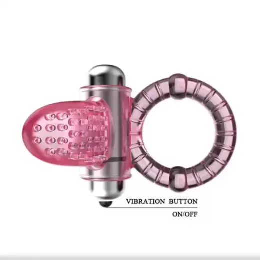 Silicone Vibrating Cock Ring - Waterproof Penis Ring Vibrator