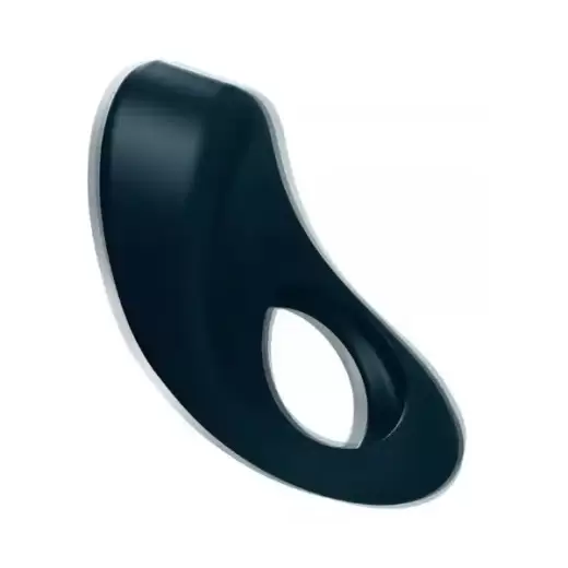 Silicone Black Powerful Vibrating Penis Ring