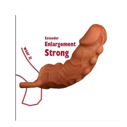 Soft Silicone Realistic Penis Sleeve Extender