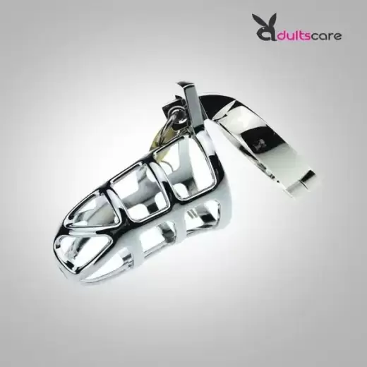 Steel Penis Chastity Cage Lock - Increase Your Sexual Control