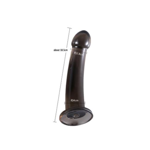 Transparent Anal Dildo With Strap On Belt